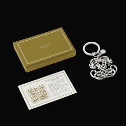 Christofle Sterling Silver Key Chain EE -Eugénie de Montijo