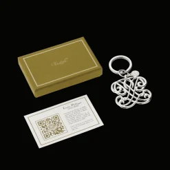 Christofle Sterling Silver Key Chain LP - Louis Philippe