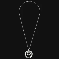 Christofle Sterling Silver Large Double Circle Necklace