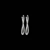 Christofle Sterling Silver Large Hoop Earrings
