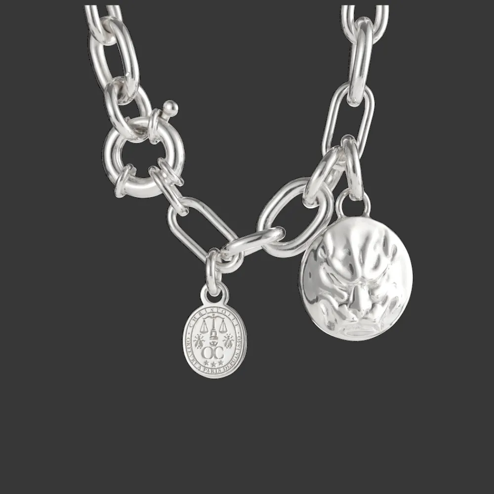 Christofle Sterling Silver Medal - Peau de Lion