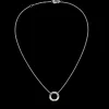 Christofle Sterling Silver Ring Necklace
