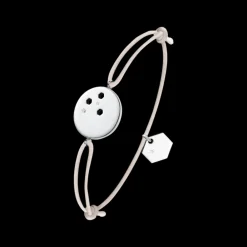 Christofle Sterling Silver Round Cord Bracelet