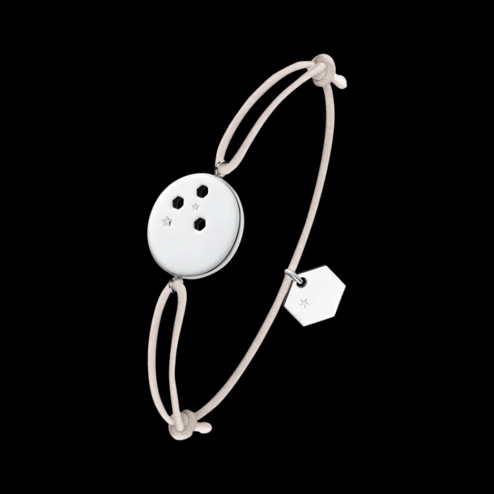 Christofle Sterling Silver Round Cord Bracelet