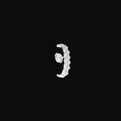 Christofle Sterling Silver T Bar Ear Cuff