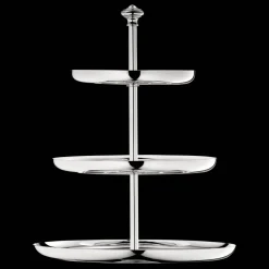 Christofle 3-Tier Silver-Plated Dessert Stand