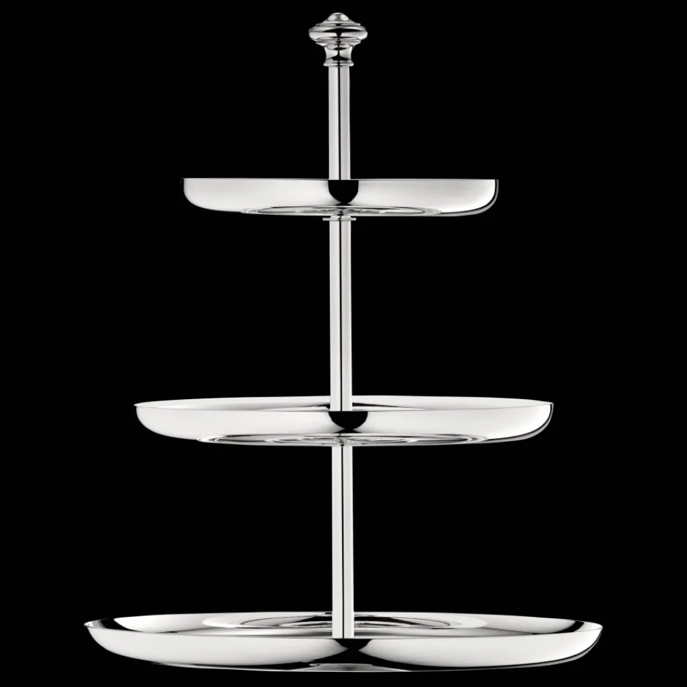 Christofle 3-Tier Silver-Plated Dessert Stand