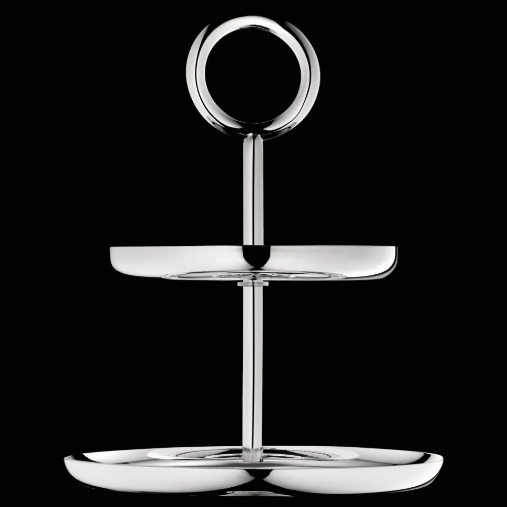 Christofle 2-Tier Silver-Plated Dessert Stand