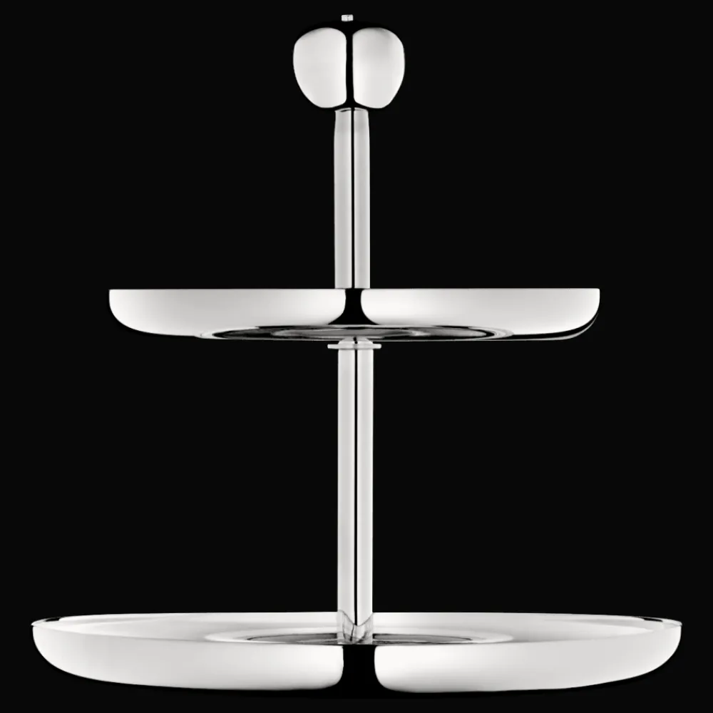 Christofle 2-Tier Silver-Plated Dessert Stand