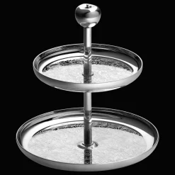 Christofle 2-Tier Silver-Plated Dessert Stand