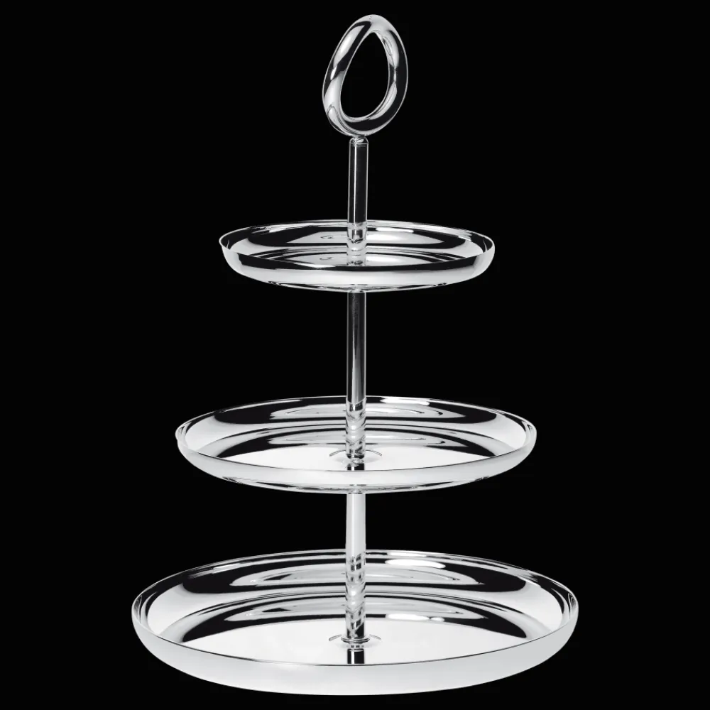Christofle 3-Tier Silver-Plated Pastry Stand