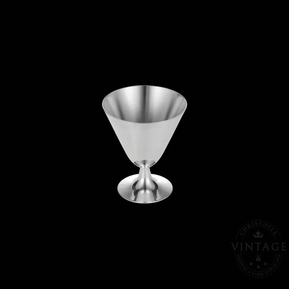 Christofle Vintage Silvered Cocktail Cups - Set of 8