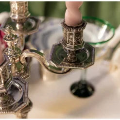 Christofle Vintage Silvered Four Lights Candelabra