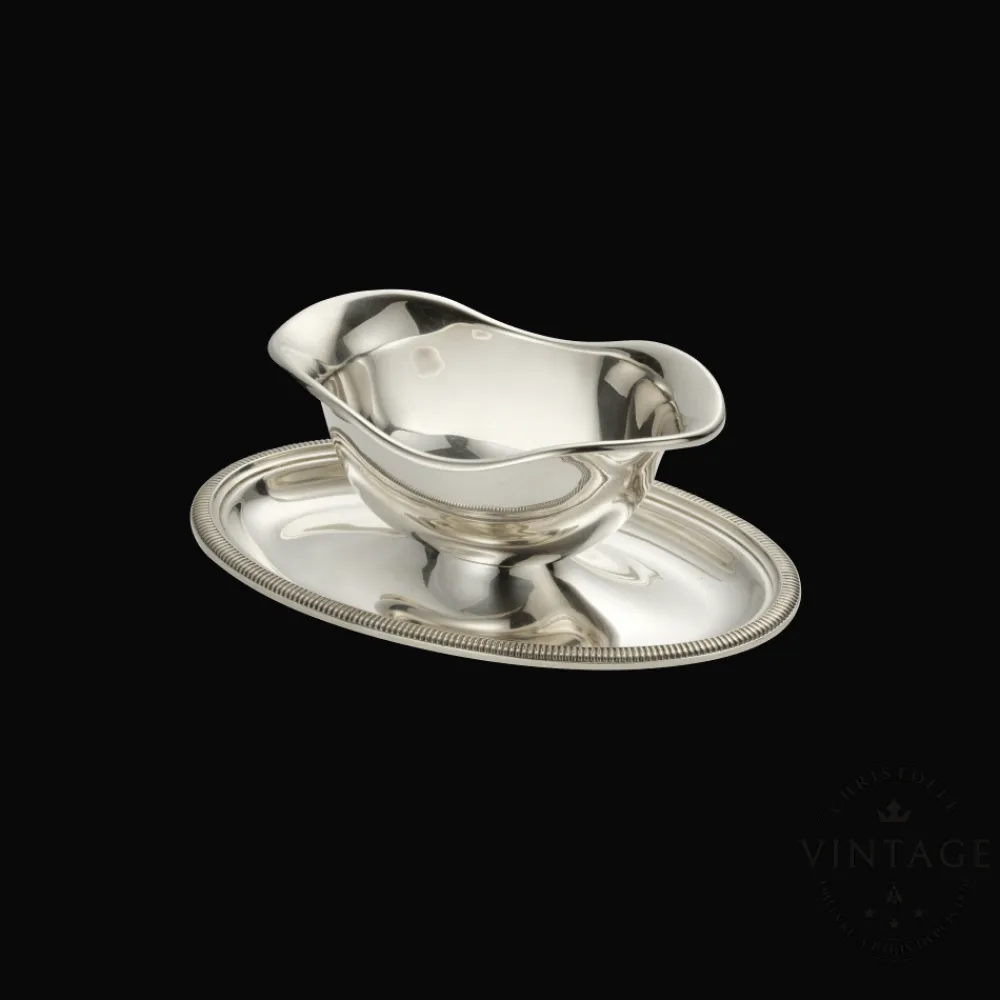 Christofle Vintage Silvered Gravy Boat