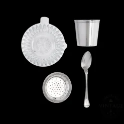 Christofle Vintage Silvered 4-Piece Fruit Juice Set
