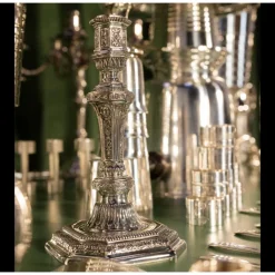 Christofle Vintage Silvered Single Light Candlestick