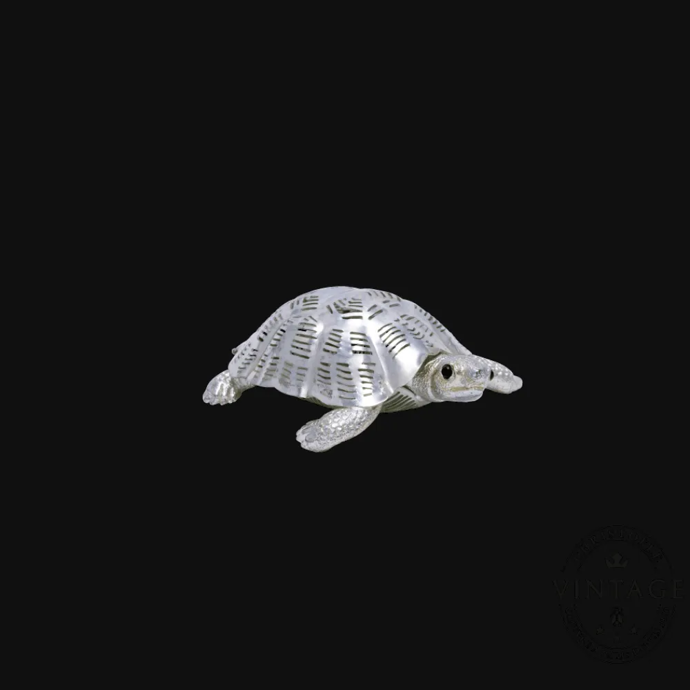 Christofle Vintage Silvered Turtle