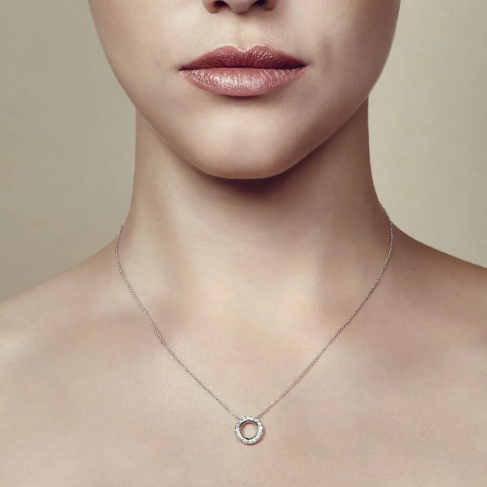 Christofle White Gold & Diamond Necklace