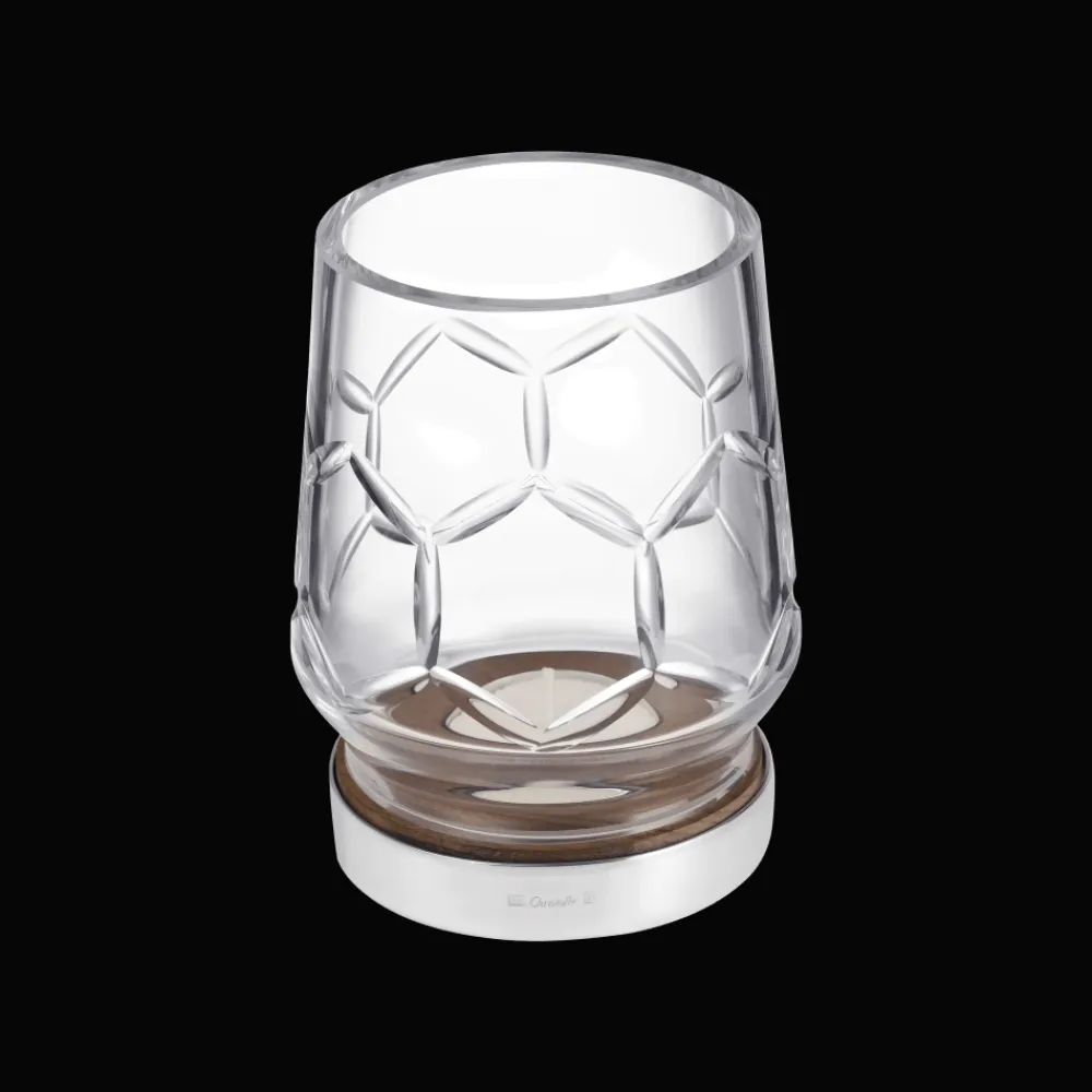 Christofle Wood And Silver-Plated Hurricane - Small Size